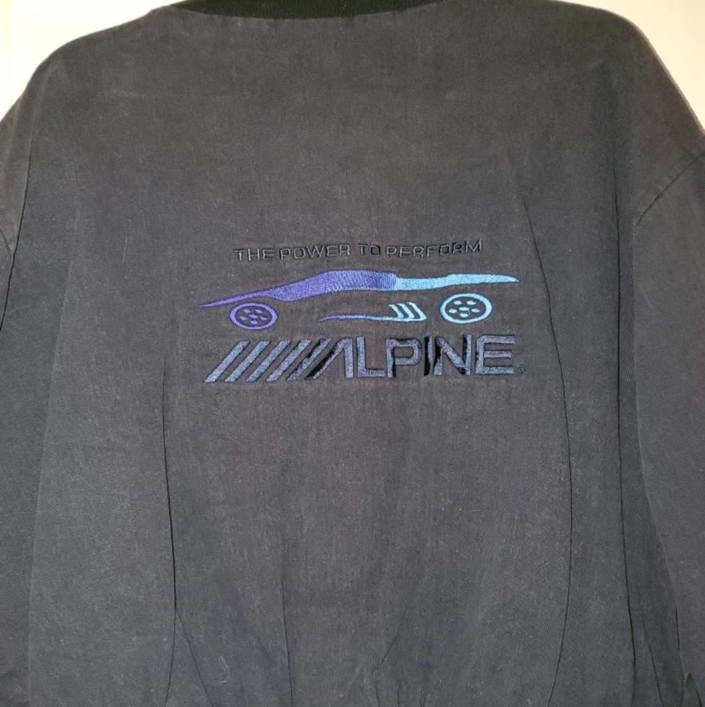 Vintage Alpine car audio jacket